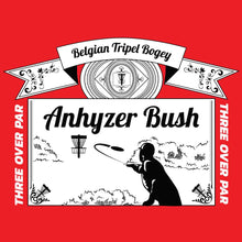 Load image into Gallery viewer, anhyzer bush tripel bogey disc golf t shirt