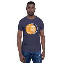 Load image into Gallery viewer, Snuck it in the bucket disc golf shirt in navy