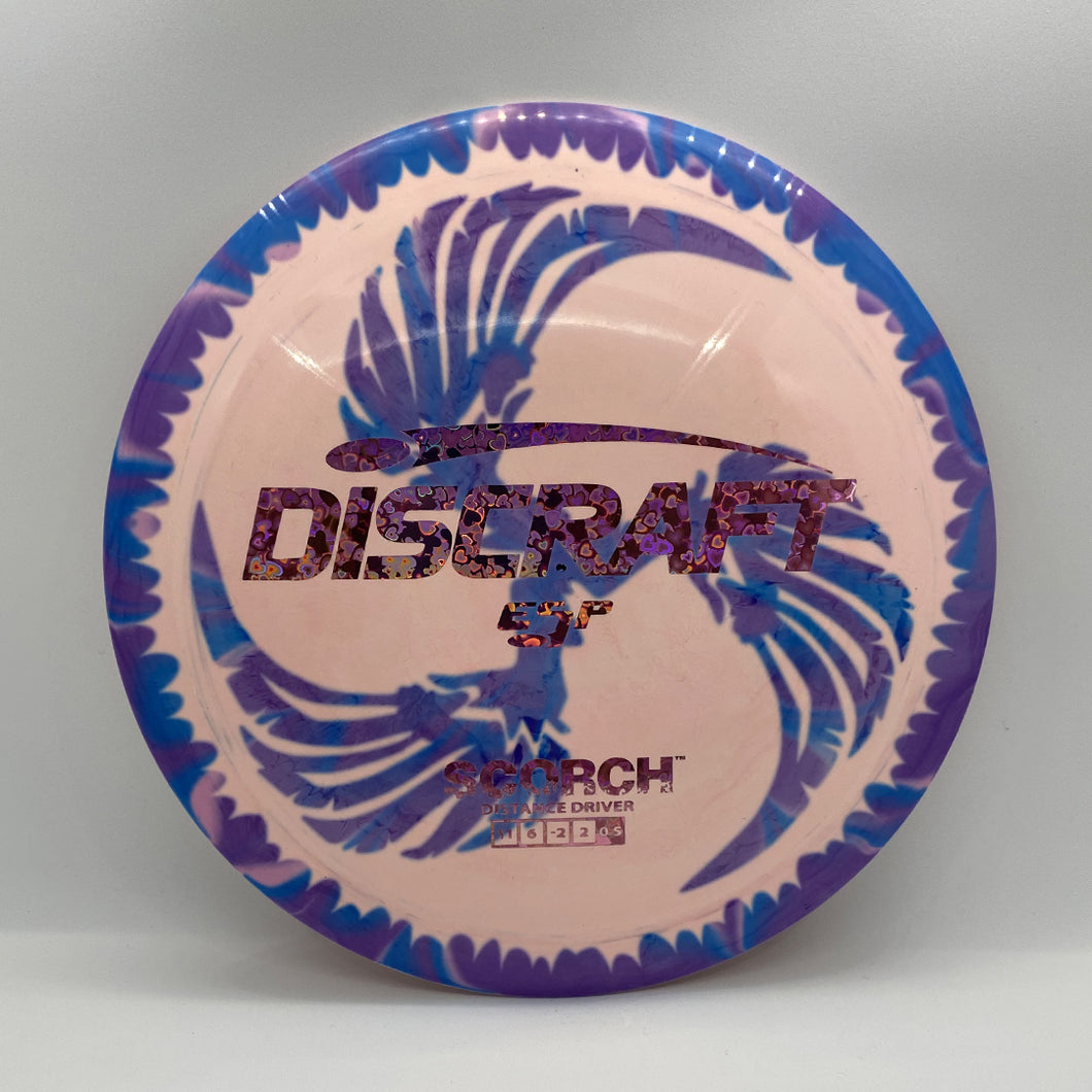 Custom dyed wings on a Discraft ESP Scorch