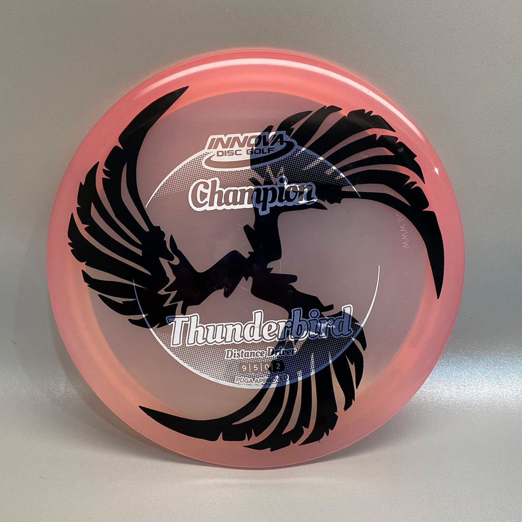 Wings on a champion thunderbird