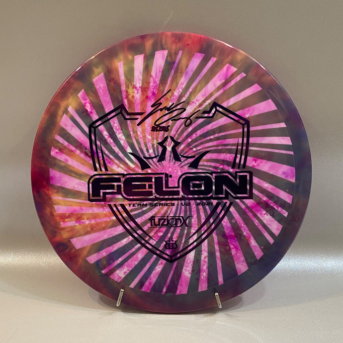 Custom Dyed Dynamic Discs Fuzion-X Felon