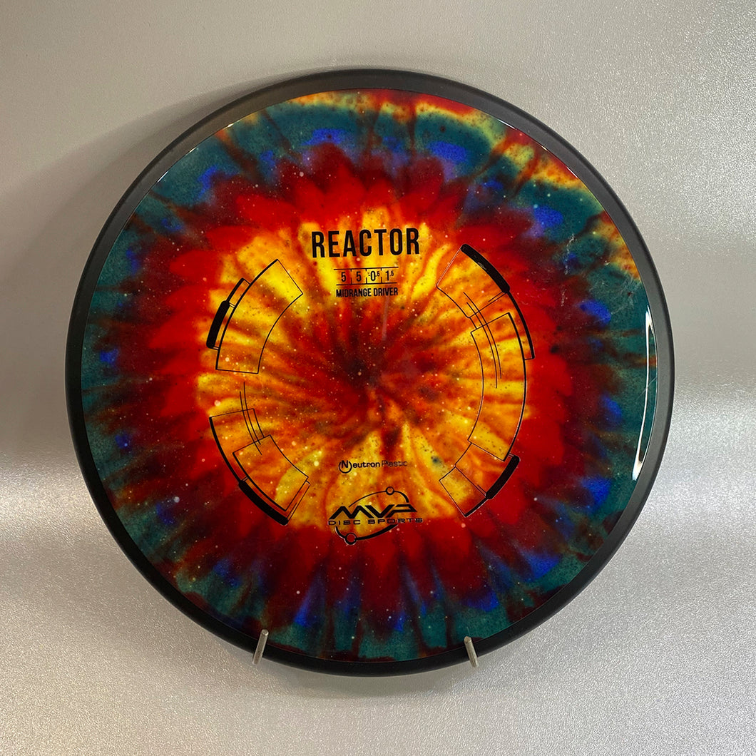 Custom Dyed MVP neutron reactor