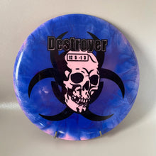 Load image into Gallery viewer, Biohazard skull custom dyed destroyer front