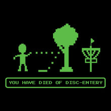 Load image into Gallery viewer, Died of Disc-entery Disc Golf Tee