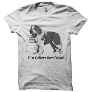 Disc golfers best friend disc golf dog shirt