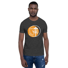 Load image into Gallery viewer, Snuck it in the bucket disc golf shirt in dark gray heather