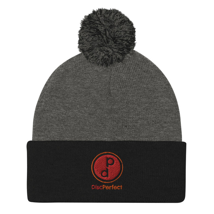 DiscPerfect Brand Beanie with Pom Top