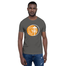 Load image into Gallery viewer, Snuck it in the bucket disc golf shirt in gray